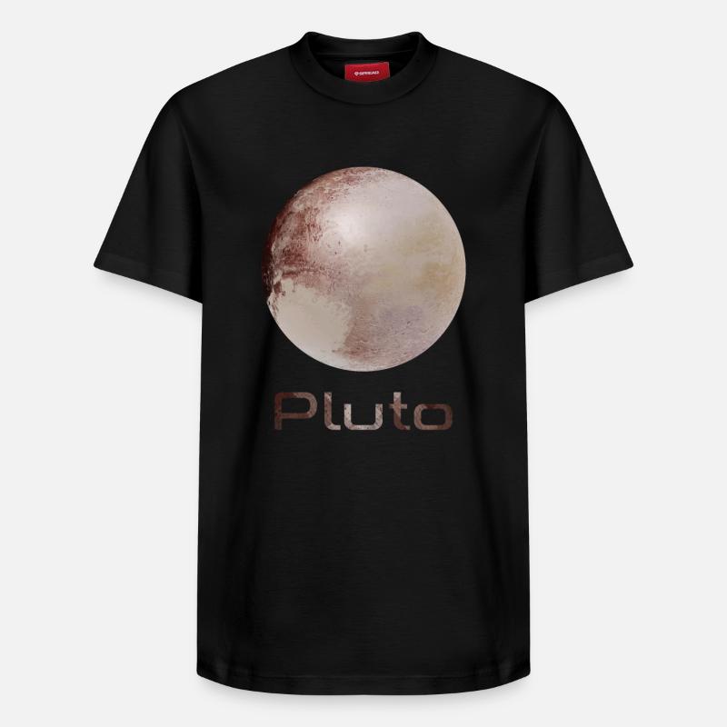 Pluto - Relaxed Unisex Supima Cotton T-Shirt – von SPREAD - Schwarz
