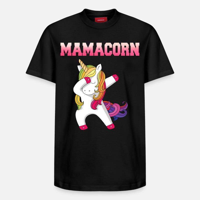 Mamacorn - T-shirt unisexe décontracté en coton Supima – de SPREAD - noir