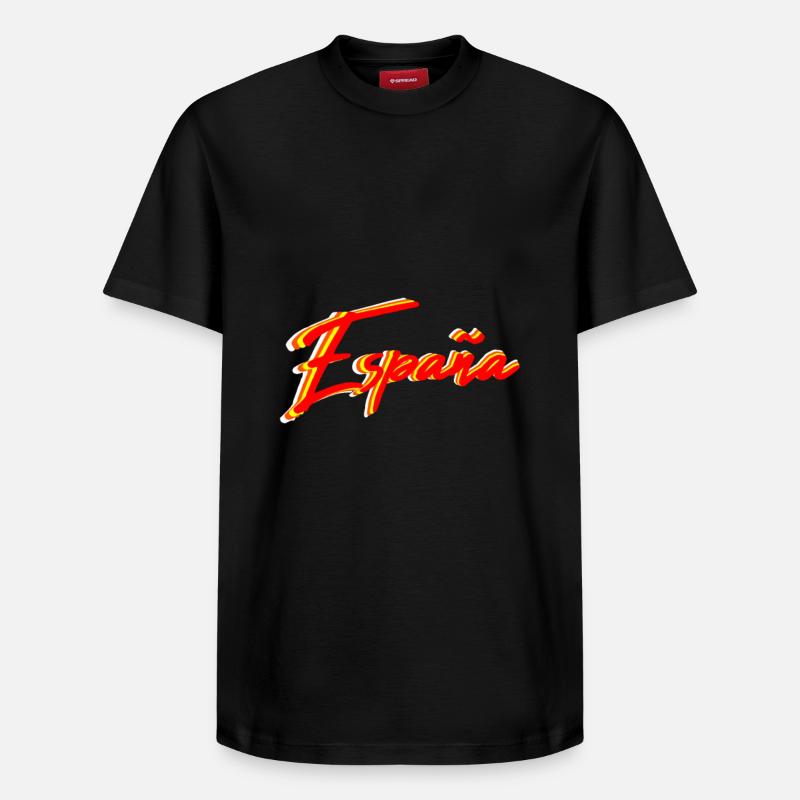 Espagne - T-shirt unisexe décontracté en coton Supima – de SPREAD - noir