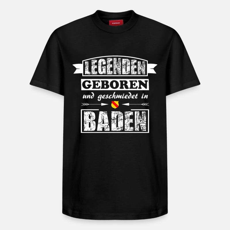 Badner Legenden - Relaxed Unisex Supima Cotton T-Shirt – von SPREAD - Schwarz