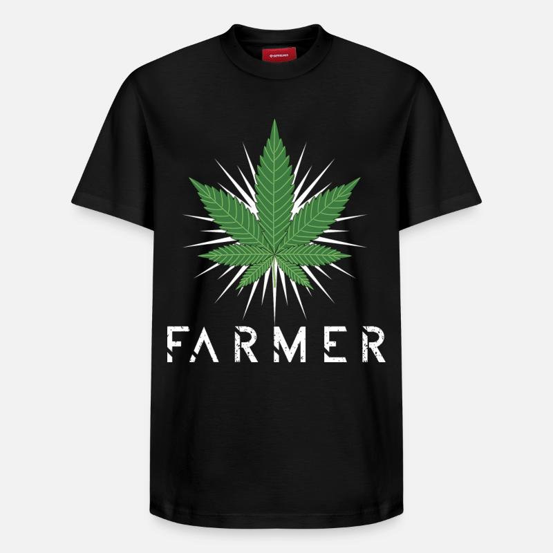 Chanvre Farmer - T-shirt unisexe décontracté en coton Supima – de SPREAD - noir