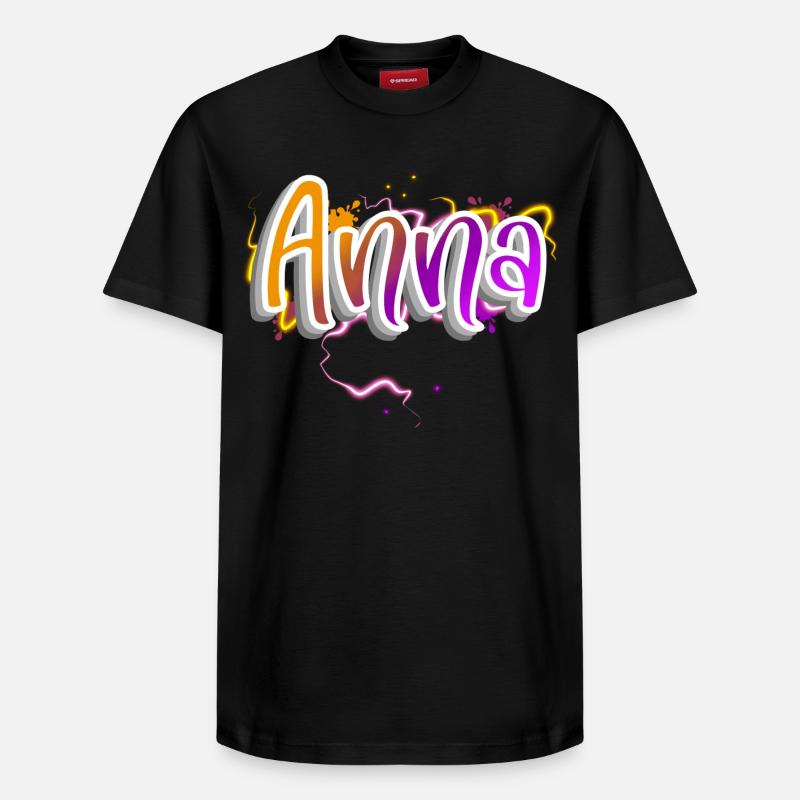 Anna - Relaxed Unisex Supima Cotton T-Shirt – von SPREAD - Schwarz