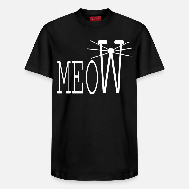 Amis chats - T-shirt unisexe décontracté en coton Supima – de SPREAD - noir
