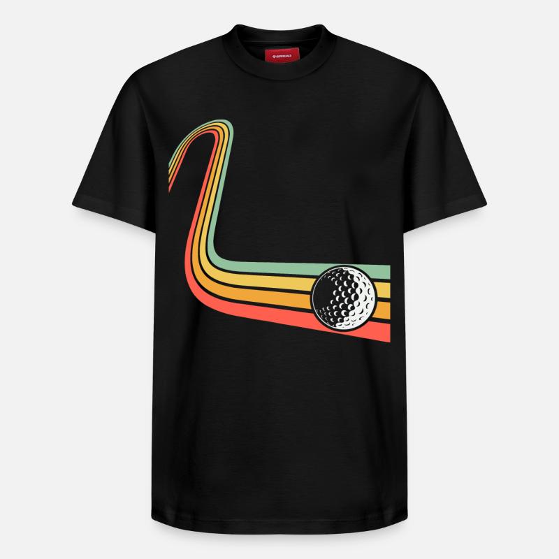 Golf - T-shirt unisexe décontracté en coton Supima – de SPREAD - noir