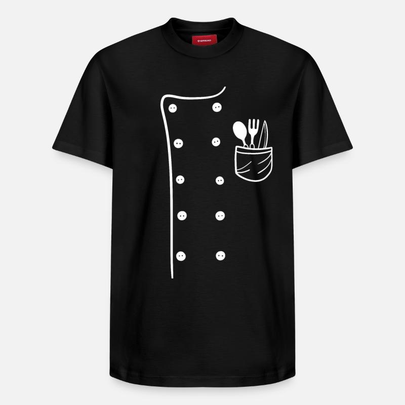 Koch - T-shirt unisexe décontracté en coton Supima – de SPREAD - noir