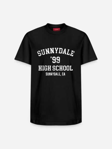 Sunnydale - T-shirt unisexe décontracté en coton Supima – de SPREAD - noir