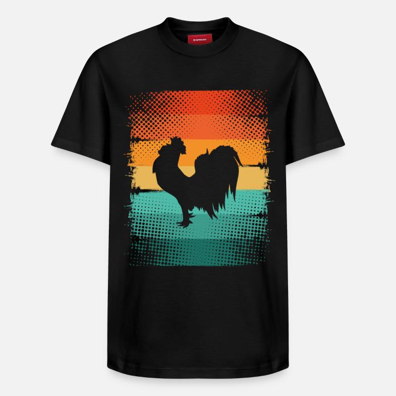 Hahn - Relaxed Unisex Supima Cotton T-Shirt – von SPREAD - Schwarz