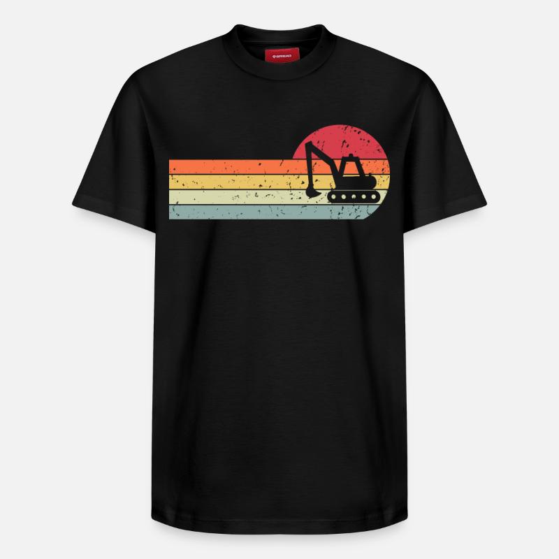 Bagger - Relaxed Unisex Supima Cotton T-Shirt – von SPREAD - Schwarz