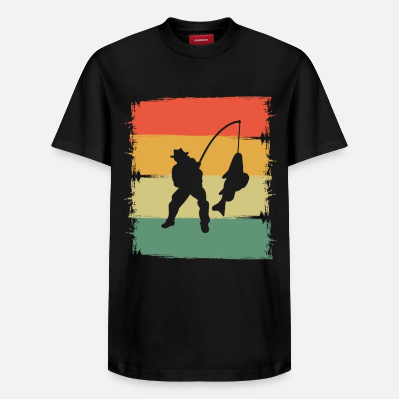 Pêcheurs - T-shirt unisexe décontracté en coton Supima – de SPREAD - noir