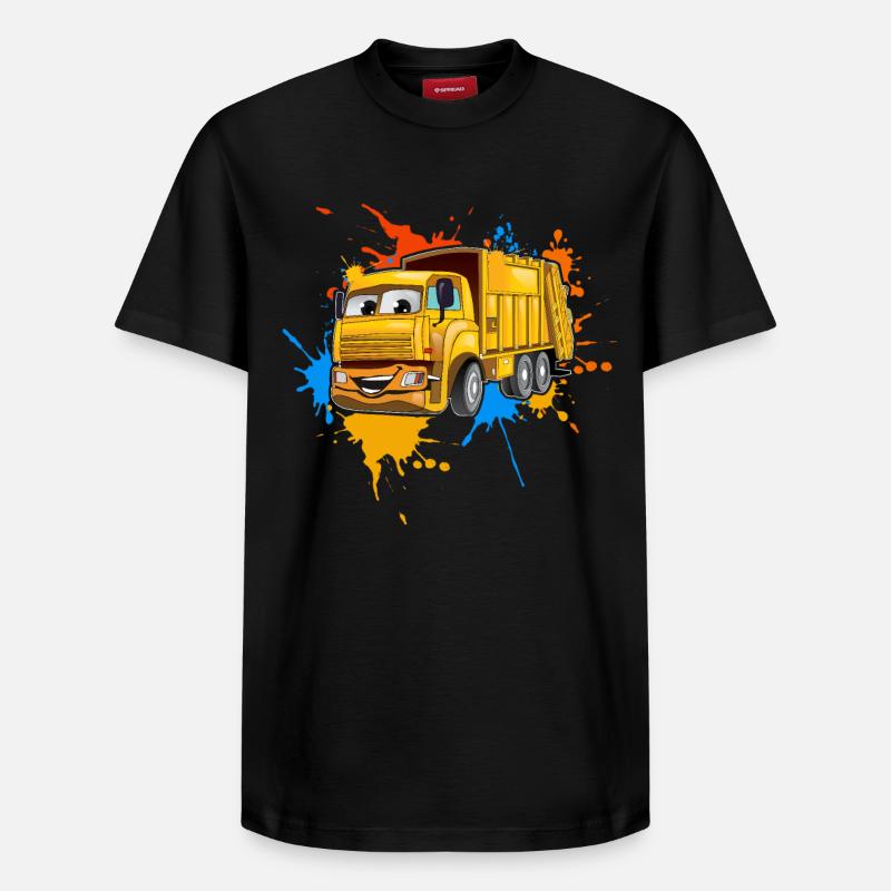 Müllabfuhr - Relaxed Unisex Supima Cotton T-Shirt – von SPREAD - Schwarz