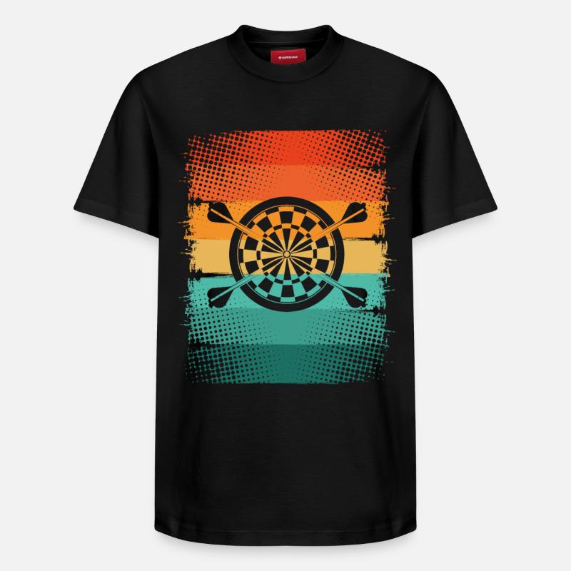 Dard - T-shirt unisexe décontracté en coton Supima – de SPREAD - noir