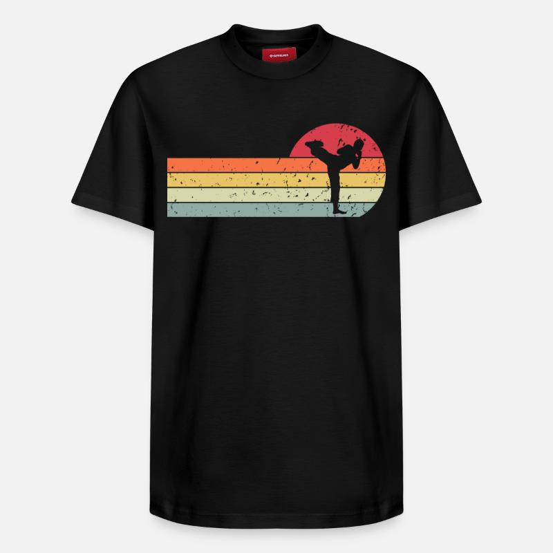 Karate - Relaxed Unisex Supima Cotton T-Shirt – von SPREAD - Schwarz