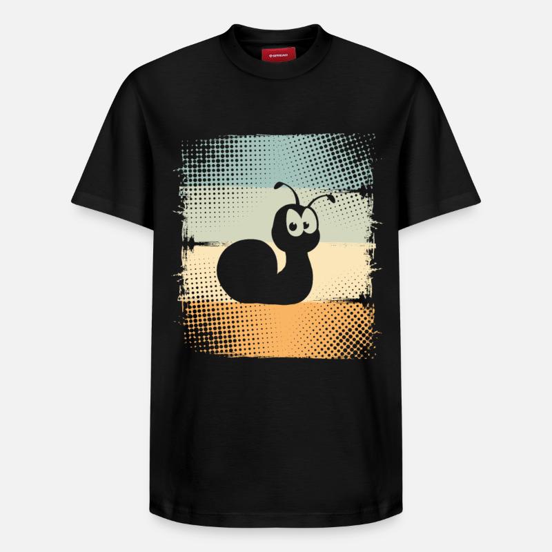 Escargot - T-shirt unisexe décontracté en coton Supima – de SPREAD - noir