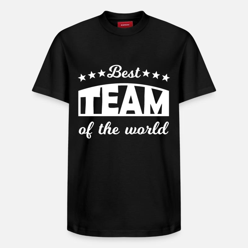 Team - Relaxed Unisex Supima Cotton T-Shirt – by SPREAD - black