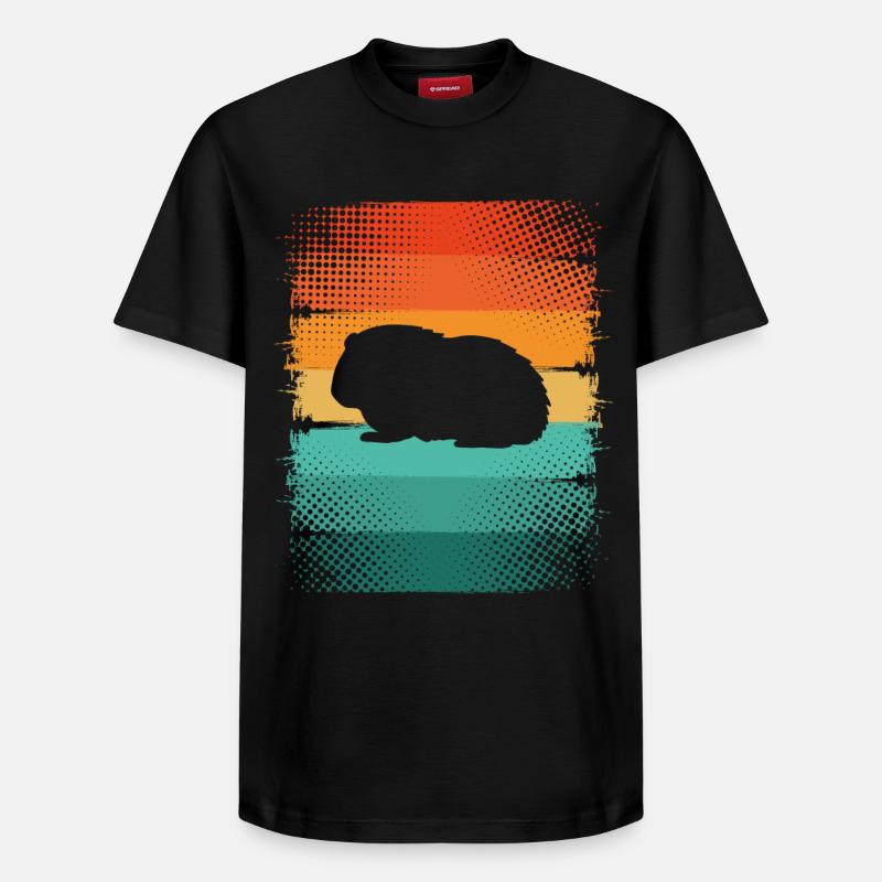 Cobaye - T-shirt unisexe décontracté en coton Supima – de SPREAD - noir