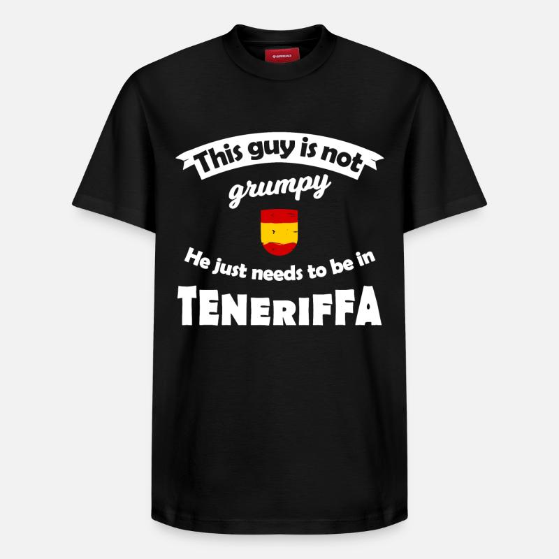 Tenerife Fans - T-shirt unisexe décontracté en coton Supima – de SPREAD - noir