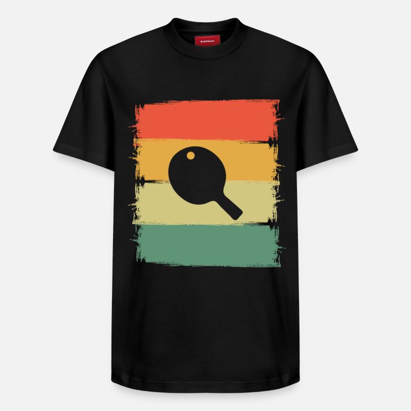 Ping-pong - T-shirt unisexe décontracté en coton Supima – de SPREAD - noir