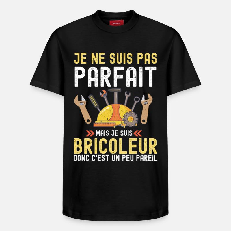 Bricoleur - T-shirt unisexe décontracté en coton Supima – de SPREAD - noir