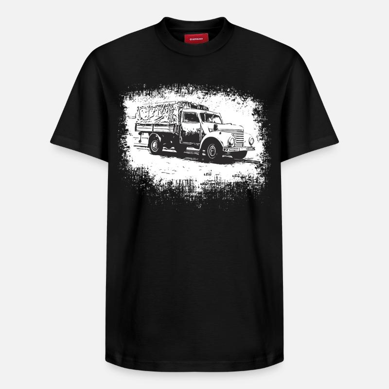 Framo Barkas V 901/2 - T-shirt unisexe décontracté en coton Supima – de SPREAD - noir