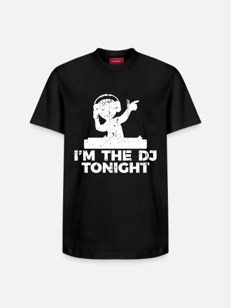 Diskjockey Witz - Relaxed Unisex Supima Cotton T-Shirt – von SPREAD - Schwarz