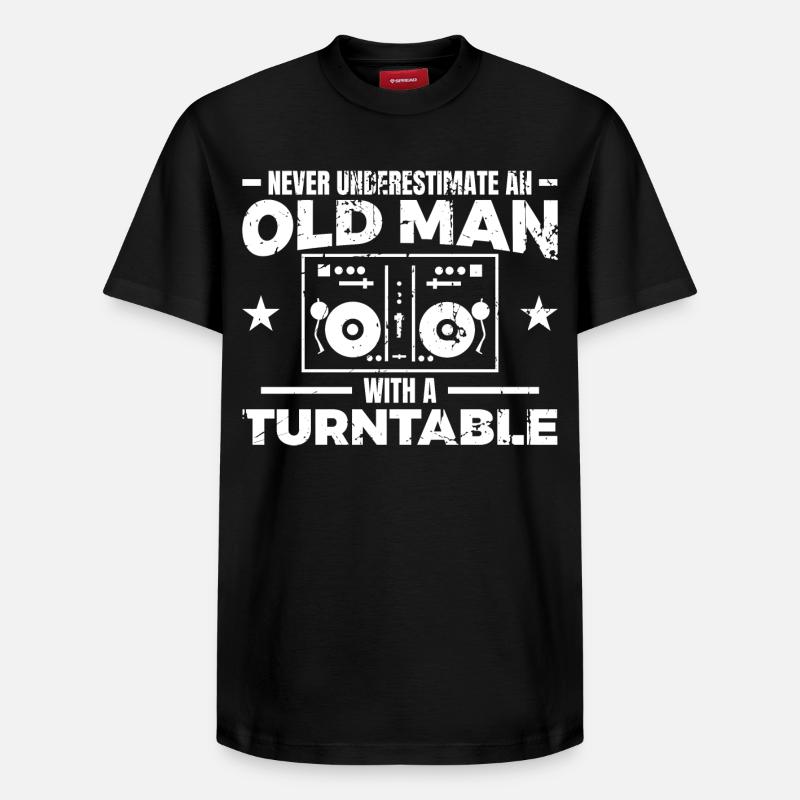 Père DJ - T-shirt unisexe décontracté en coton Supima – de SPREAD - noir