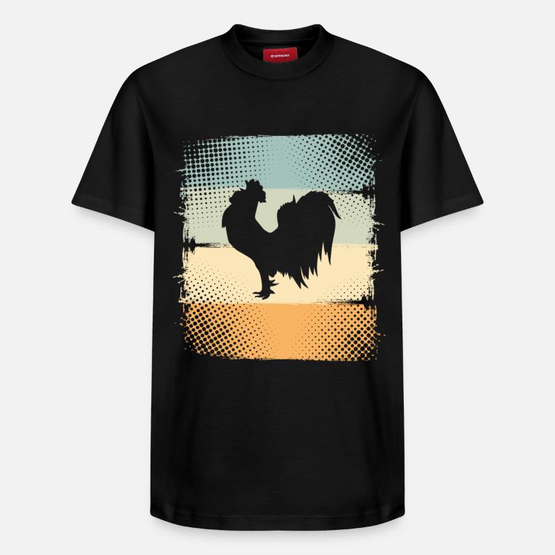 Hahn - Relaxed Unisex Supima Cotton T-Shirt – von SPREAD - Schwarz
