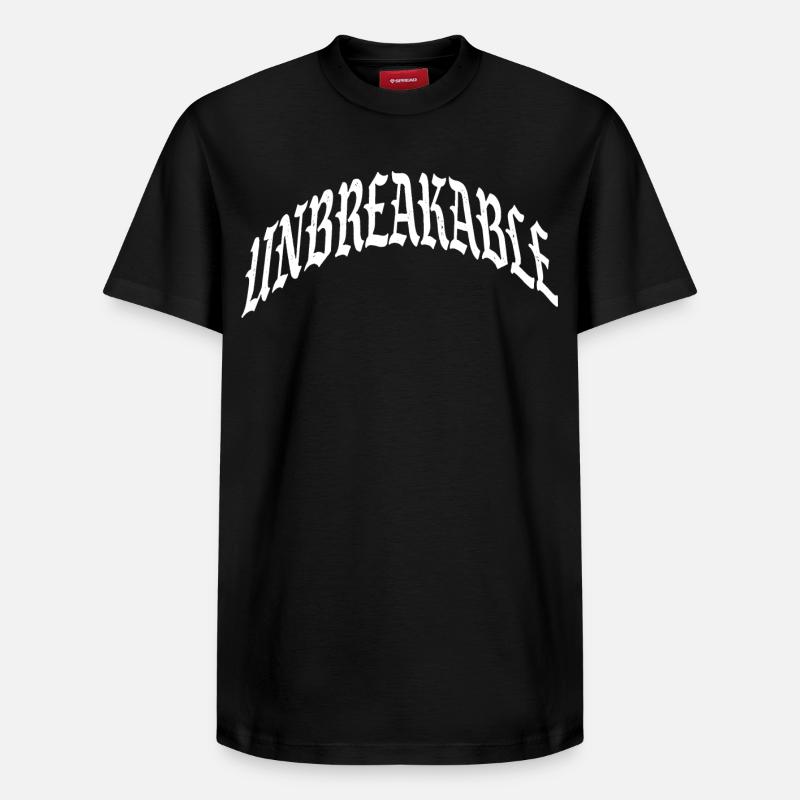 incassable imparable indomptable gymnase illégal - T-shirt unisexe décontracté en coton Supima – de SPREAD - noir