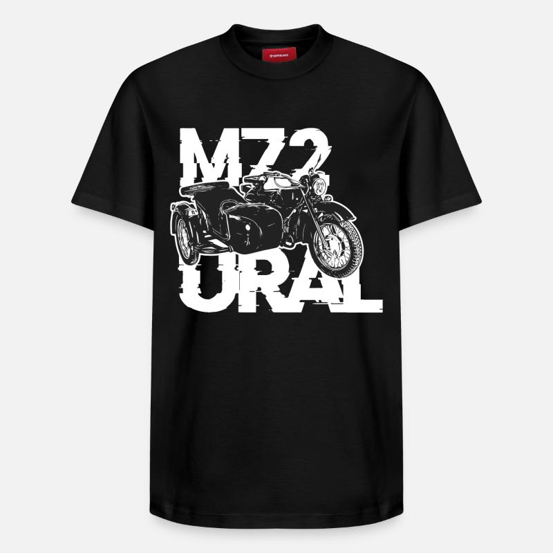 Ural M72 - Relaxed Unisex Supima Cotton T-Shirt – von SPREAD - Schwarz