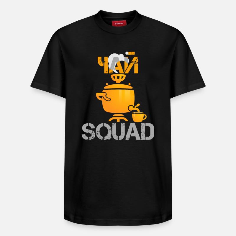TEE SQUAD Cadeau russe - T-shirt unisexe décontracté en coton Supima – de SPREAD - noir
