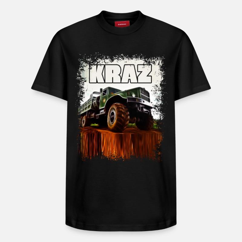 KRAZ - T-shirt unisexe décontracté en coton Supima – de SPREAD - noir