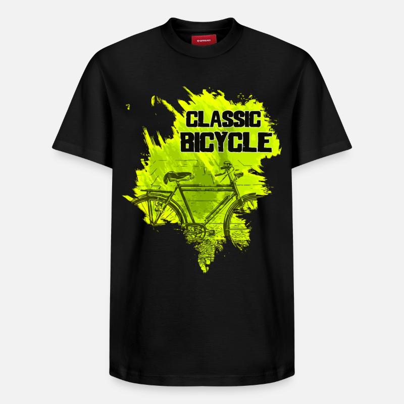 Vélo Classique Vélo Cyclisme - T-shirt unisexe décontracté en coton Supima – de SPREAD - noir