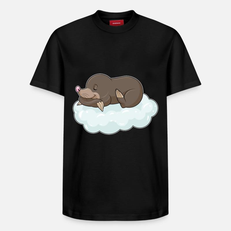 Taupe sur les nuages - T-shirt unisexe décontracté en coton Supima – de SPREAD - noir