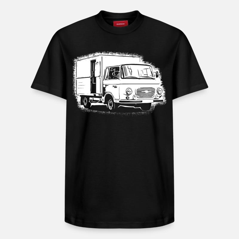 Barka's panel van GDR - Relaxed Unisex Supima Cotton T-Shirt – by SPREAD - black