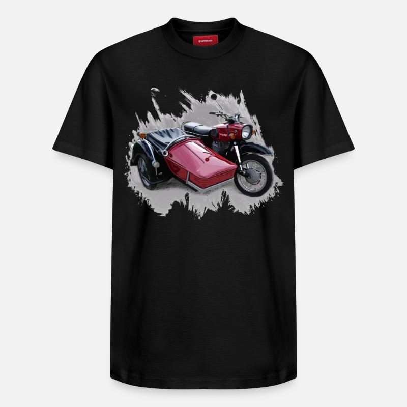 Simson Schwalbe Duo - Relaxed Unisex Supima Cotton T-Shirt – by SPREAD - black