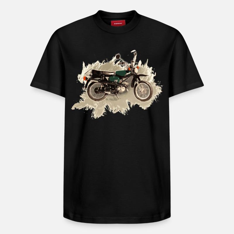Enduro S51 - Relaxed Unisex Supima Cotton T-Shirt – by SPREAD - black