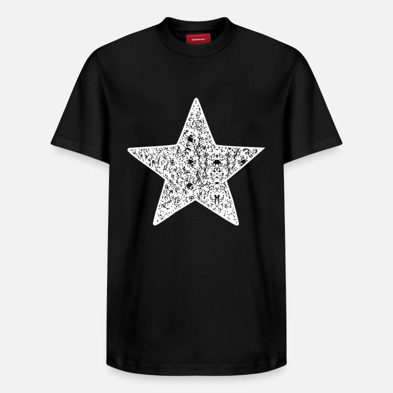 L’étoile de la nuit - T-shirt unisexe décontracté en coton Supima – de SPREAD - noir