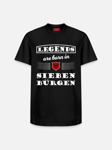 Légendes de Transylvanie - T-shirt unisexe décontracté en coton Supima – de SPREAD - noir