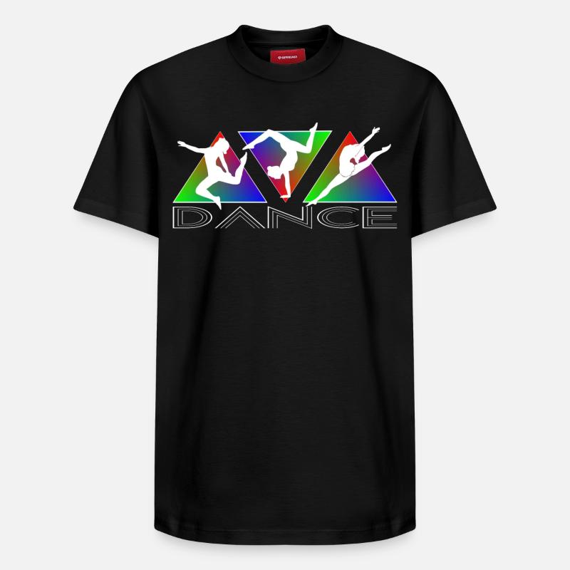 Danser - T-shirt unisexe décontracté en coton Supima – de SPREAD - noir