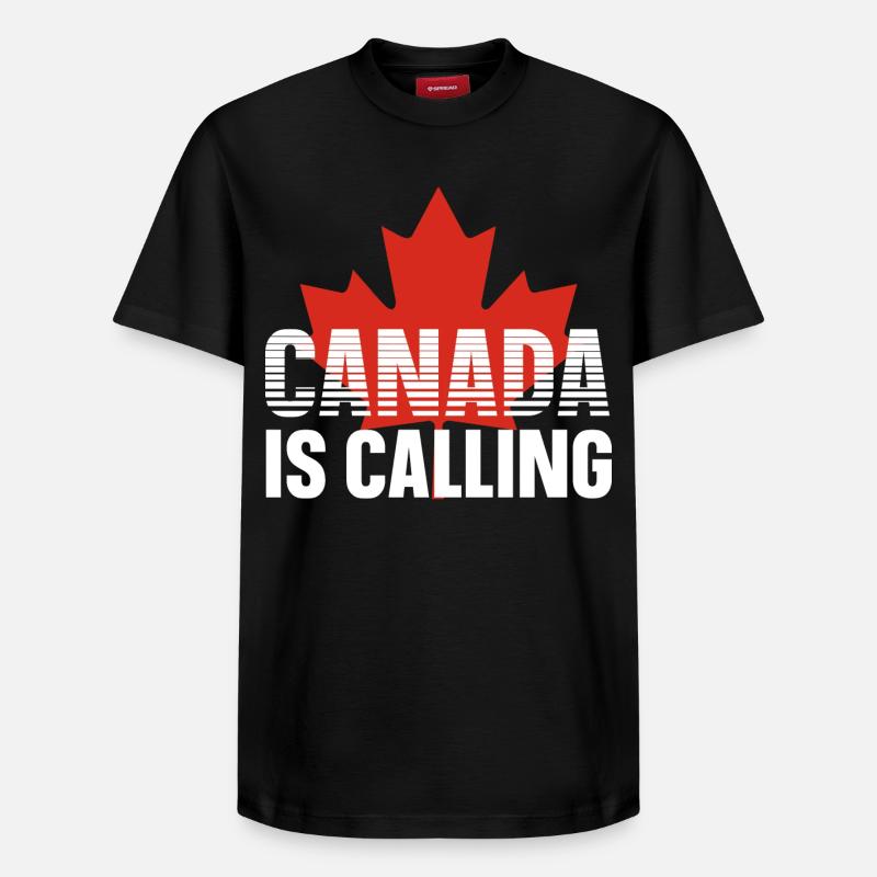 Canada - T-shirt unisexe décontracté en coton Supima – de SPREAD - noir
