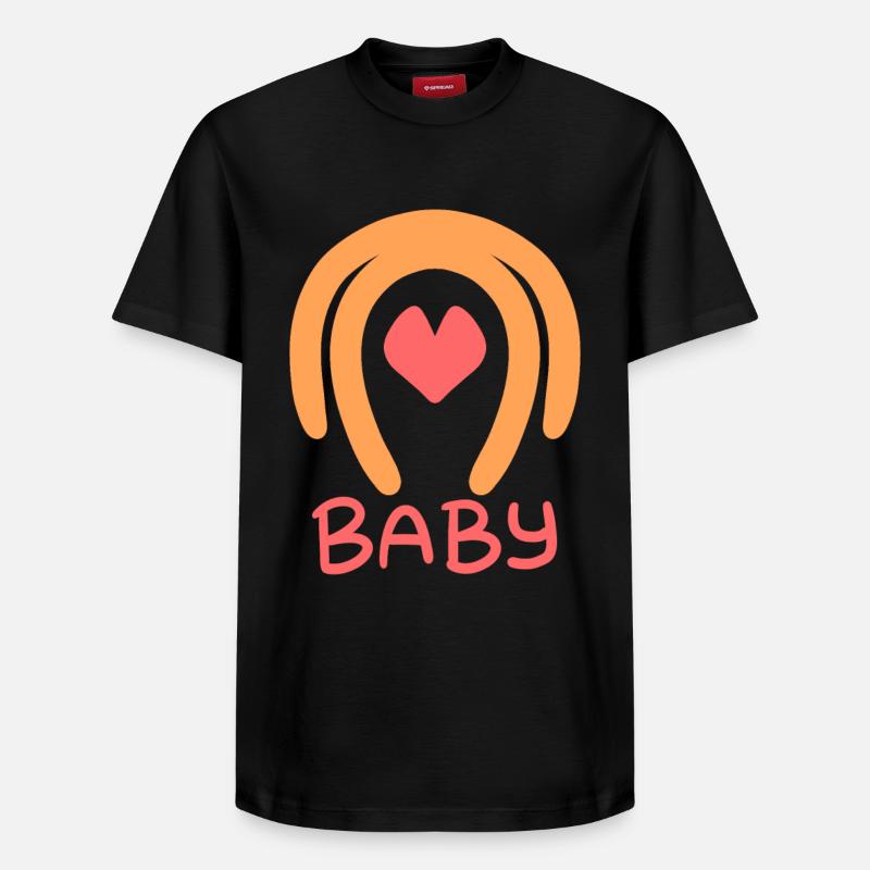 Bébé - T-shirt unisexe décontracté en coton Supima – de SPREAD - noir