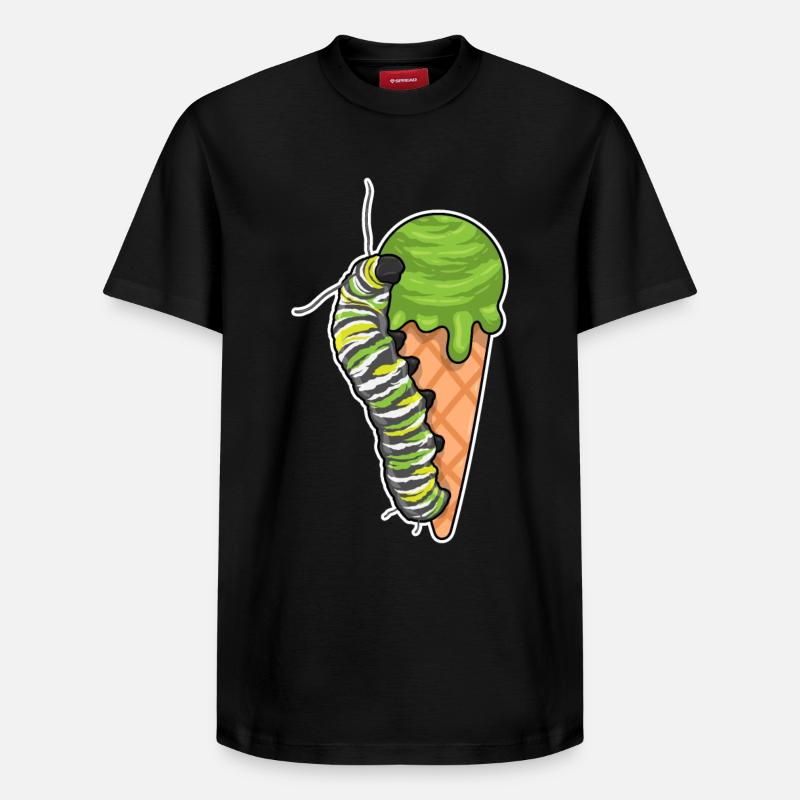 Glace de chenille - T-shirt unisexe décontracté en coton Supima – de SPREAD - noir