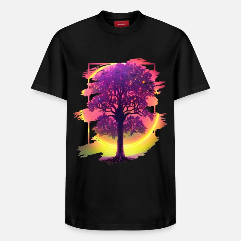 Tree - Relaxed Unisex Supima Cotton T-Shirt – by SPREAD - black