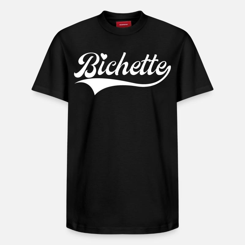 Bichette Petit Surnom Mignon - T-shirt unisexe décontracté en coton Supima – de SPREAD - noir