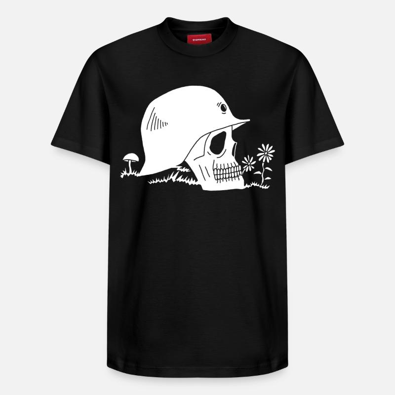 Ex-Soldat - Relaxed Unisex Supima Cotton T-Shirt – von SPREAD - Schwarz