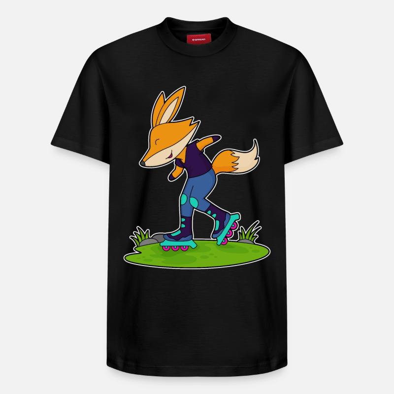 Fuchs Inline skating Inline skates - Relaxed Unisex Supima Cotton T-Shirt – by SPREAD - black