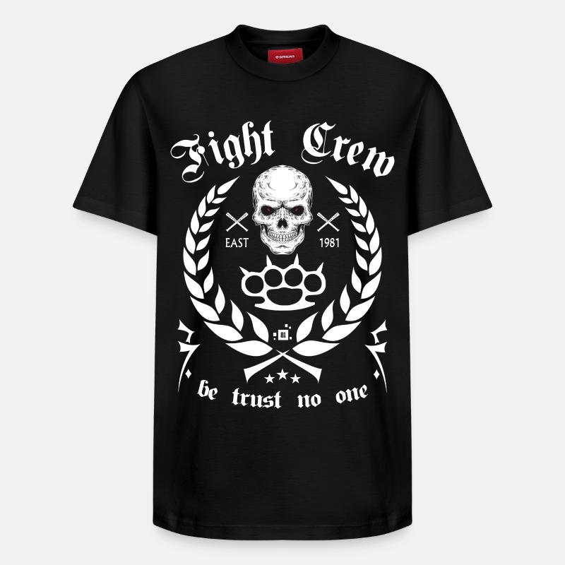 Kampfmannschaft - Relaxed Unisex Supima Cotton T-Shirt – von SPREAD - Schwarz