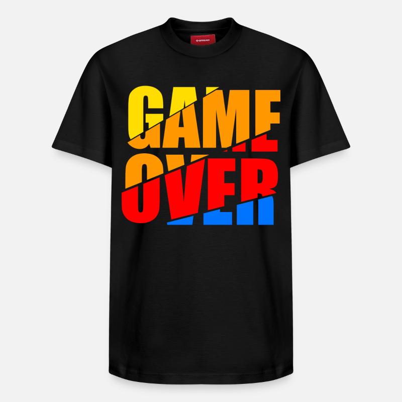 Fin du jeu - T-shirt unisexe décontracté en coton Supima – de SPREAD - noir