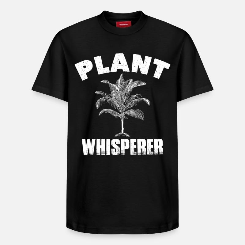 Pflanzenflüsterer Baum Hobby Gartengärtner - Relaxed Unisex Supima Cotton T-Shirt – von SPREAD - Schwarz