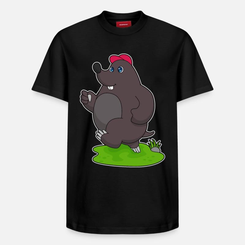 Mole Jogger Jogging - T-shirt unisexe décontracté en coton Supima – de SPREAD - noir