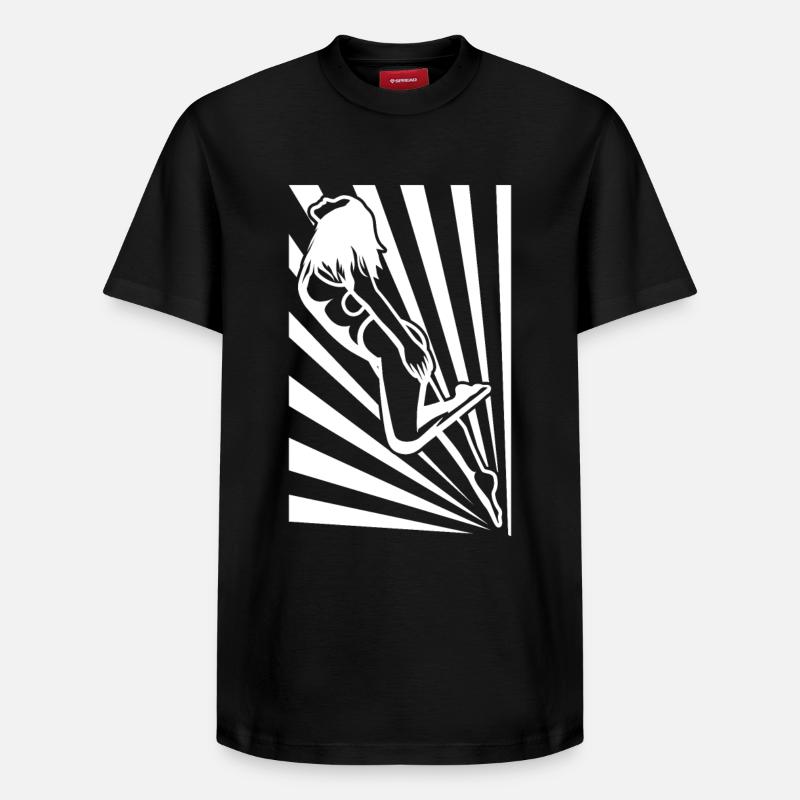 Nageuses Filles - T-shirt unisexe décontracté en coton Supima – de SPREAD - noir